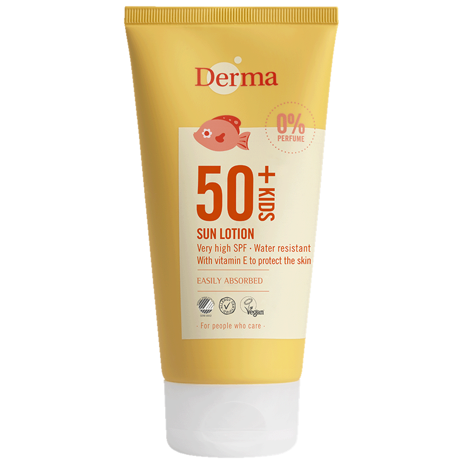 Derma Kids Sun Lotion SPF50+ (150 ml) - Vandfast solcreme billede